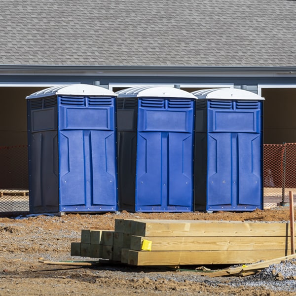 is there a specific order in which to place multiple porta potties in Landing NJ